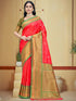 Deeva Sarees Dark Pink Silk Saree